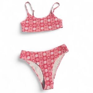 Floral Pink Bikini Set